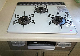 ビルトインガスコンロ交換工事　愛知県愛西市　RS31W13K9R-V(L/R)
