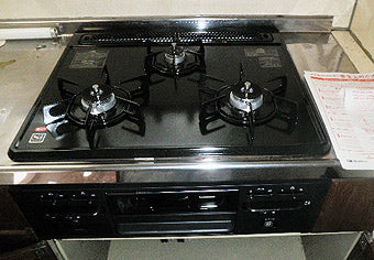 ビルトインガスコンロ交換工事　埼玉県朝霞市　N3GN2RSQ1(L/R)