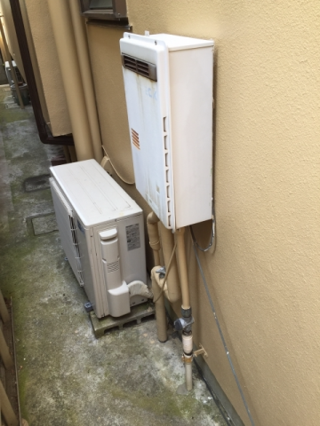 給湯器交換工事　神奈川県逗子市　GQ-2039WS-set-13A - Before