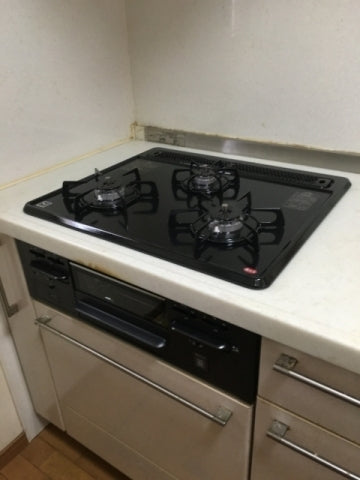 ガスコンロ交換工事　大阪府藤井寺市　N3GN2RSQ1-13A-R