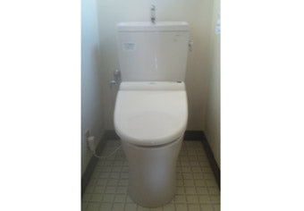 洋式便器便座交換工事　神奈川県横浜市　CS220BM+SH221BA - Before