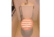 洋式便器便座交換工事　千葉県松戸市　CS220BM+SH221BA