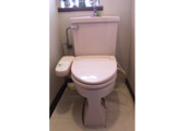 洋式便器交換工事　神奈川県大和市　CS220BM+SH221BA