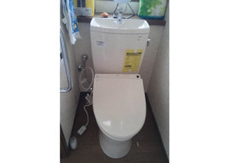 洋式便器交換工事　兵庫県神戸市　CS220BM+SH221BA - Before