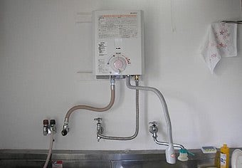 瞬間湯沸し器取付工事　長野県松本市　YR-545K