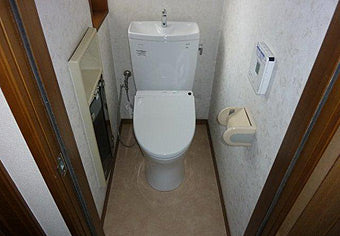 洋式便器交換工事　愛知県尾張旭市　CS220B+SH221BA他