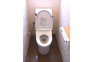 洋式便器交換工事　兵庫県姫路市　BC-Z10SU+DT-Z152U-R