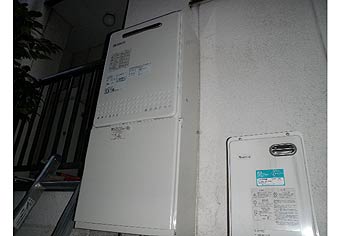 ガス給湯器交換工事　東京都三鷹市　GT-1650SAWXBL-set - After