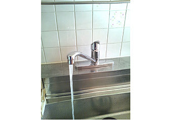 混合水栓蛇口交換工事　神奈川県川崎市　TKJ33U3S - After