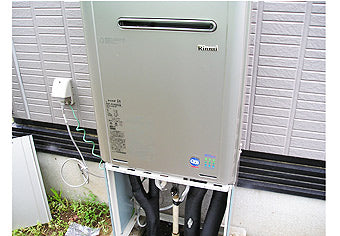 ガス給湯器交換工事　茨城県牛久市　RUF-E2400SAW - After
