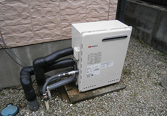 ガス給湯器交換工事　茨城県水戸市　GT-2450ARXBL-set - Before