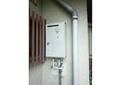 ガス給湯器交換工事　奈良県御所市 RUX-E2400W-set - Before