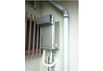 ガス給湯器交換工事　奈良県御所市 RUX-E2400W-set - After