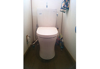 洋式便器交換工事　北海道北広島市　CS220BM+SH221BNS