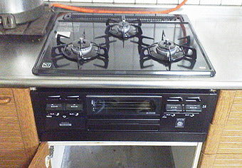 ビルトインガスコンロ交換工事　富山県富山市　C3GK2RSQ1R