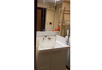 洗面化粧台交換工事　愛知県名古屋市　AR1H-755SY-K+MAR1-753TXJU - After