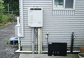 ガス給湯器交換工事　新潟県東蒲原郡　GT-C2452AWX BL-set - Before