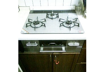 ビルトインガスコンロ交換工事　静岡県沼津市　RS31W11G14R-S(L/R)