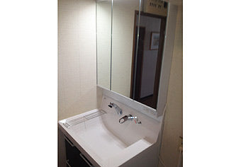 洗面化粧台交換工事　和歌山県和歌山市　AR1H-755SY-G+MAR1-753TXJU - After