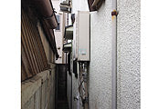 ガス給湯器交換工事　京都府長岡京市　RUJ-V1611W(A)-set - Before