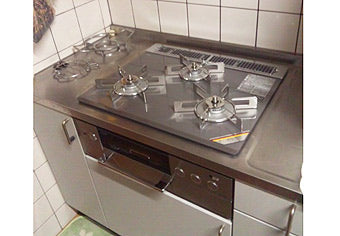 ビルトインガスコンロ交換工事　福岡県福岡市　RHS31W15G7R-STW - After