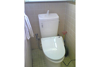 洋式便器交換工事　広島県安芸郡　BC-Z10HU（120）+DT-Z180HU