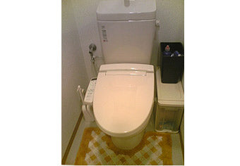 洋式便器交換工事　広島県広島市　BC-110PTU+DT-5800BL