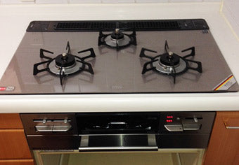 ビルトインコンロ交換工事　東京都町田市　RS71W11G14R-S(L/R) - After