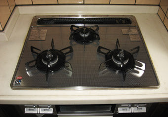 ビルトインコンロ交換工事　東京都足立区　C3WK3RJTSKSG（L/R）