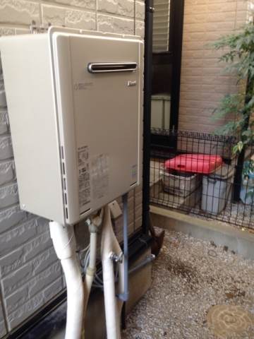 給湯器・給水/給湯配管交換工事　埼玉県川越市　RUF-E2401SAW-A-set - After
