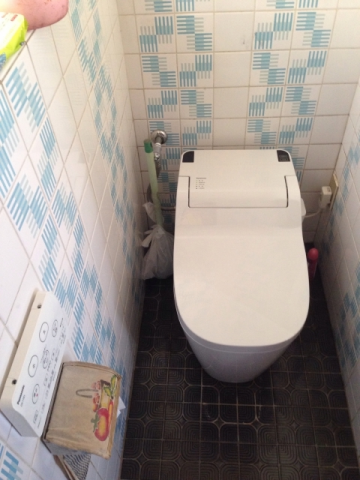 トイレ交換工事　埼玉県入間市　XCH1101RWS-sale - After