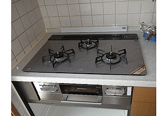 ビルトインコンロ交換工事　愛知県犬山市　RS71W11G14R-S(L/R)