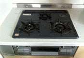 ビルトインコンロ交換工事　東京都北区　RS71W11G14R-S(L/R) - Before
