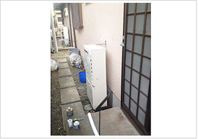 小型電気温水器交換工事　京都府京都市　EHPN-H25N2 - Before