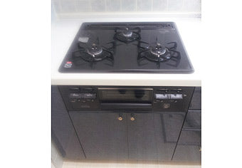 ビルトインガスコンロ交換工事　埼玉県吉川市　C3GK2RSQ1L