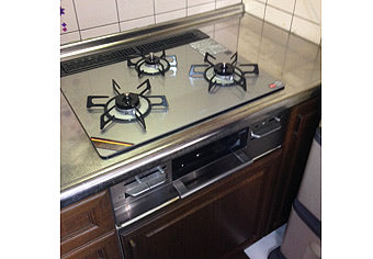 ビルトインガスコンロ交換工事　京都府京都市　RS31W11G14R-S(L/R) - After