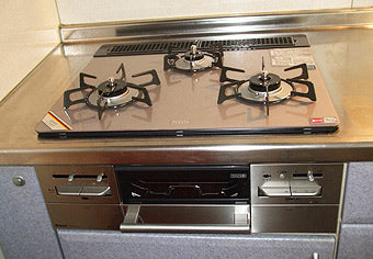 ビルトインガスコンロ交換工事　福島県石川郡　RS31W11G14R-S(L/R) - After