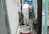 ガス給湯器交換工事　兵庫県尼崎市　GT-1650SARXBL-set - Before