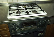 ビルトインガスコンロ交換工事　兵庫県神戸市　RHS71W15G7V-STW - Before