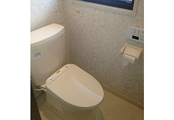 洋式便器交換工事　兵庫県宝塚市　CS220BM+SH220BAS