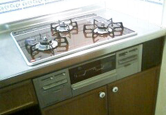 ビルトインガスコンロ交換工事　静岡県静岡市　RS31W13K10R-V(L/R) - After