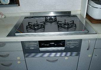 ビルトインガスコンロ交換工事　東京都小平市　RS71W13A17R-V(L/R) - After