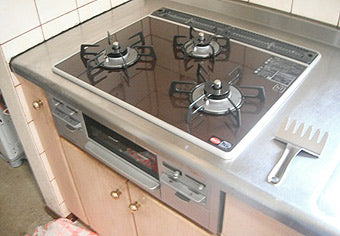 ビルトインガスコンロ交換工事　山梨県北杜市　RS31W13K10R-V(L/R) - After