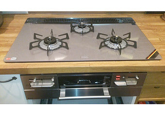 ビルトインガスコンロ交換工事　東京都目黒区　RS71W11G14R-S(L/R) - After