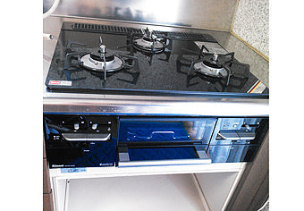 ビルトインガスコンロ交換工事　愛知県江南市　RS31W11G13R-B(L/R) - After