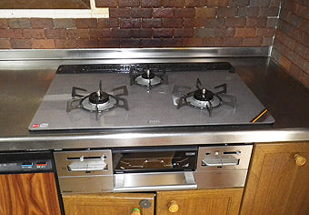 ビルトインガスコンロ交換工事　愛知県春日井市　RS71W11G14R-S(L/R) - After