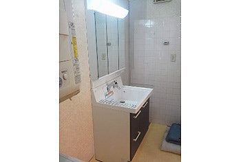 洗面化粧台交換工事　東京都西多摩郡　AR1H-755SY - After