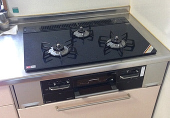 ビルトインガスコンロ交換工事　新潟県燕市　RS71W11G13R-B(L/R) - After