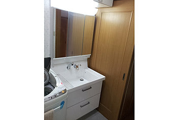 洗面化粧台交換工事　大阪府枚方市　AR1FH-755SY+MAR1-753TXU - After