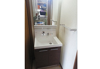 洗面化粧台交換工事　東京都稲城市　AR1N-605SY-K+MAR-602TXU - After